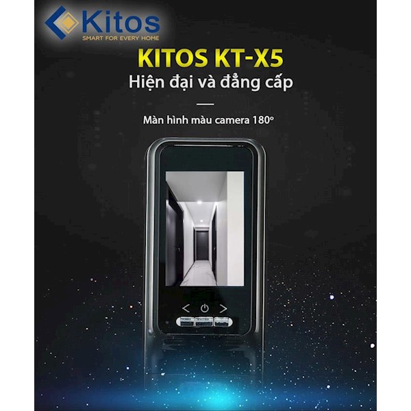 Khóa cửa vân tay Kitos KT-X5  định nghĩa lại về một bộ khóa đa nhiệm