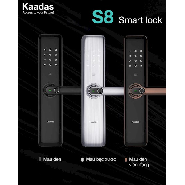 HƯỚNG DẪN SỬ DỤNG KHÓA KAADAS S8