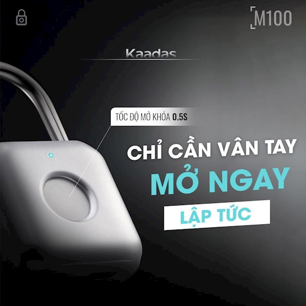 Khóa móc vân tay: vừa tiện lợi, vừa bảo mật