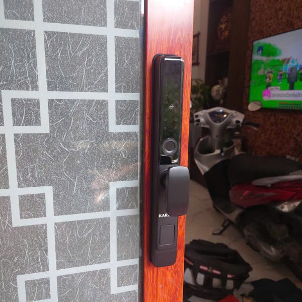 Khóa cửa vân tay Kardos SmartLock A109 TN Đen cửa lùa