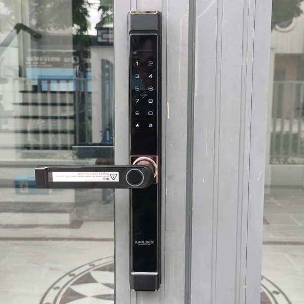 Khóa cửa nhôm vân tay Avolock AN 394