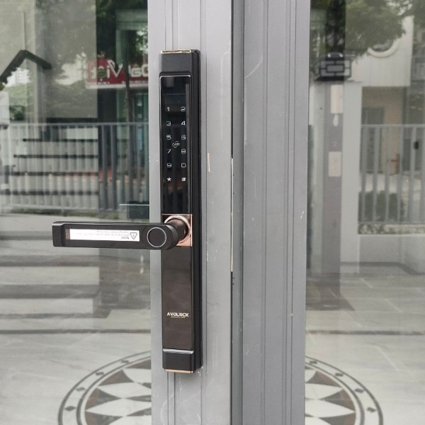 Khóa cửa nhôm vân tay Avolock AN 394