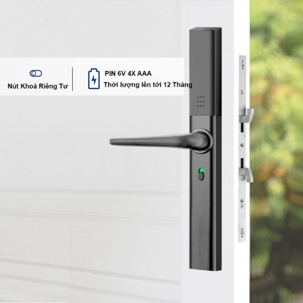 Khóa cửa nhôm vân tay Avolock AN 395