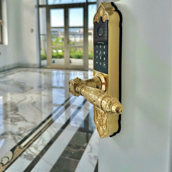 Khóa cửa vân tay Kardos SmartLock C202 Vàng