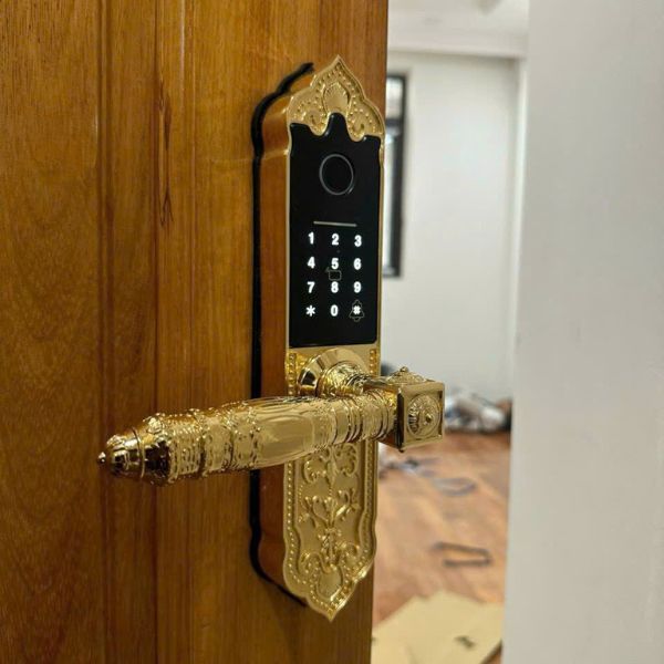 Khóa cửa vân tay Kardos SmartLock C202 Vàng