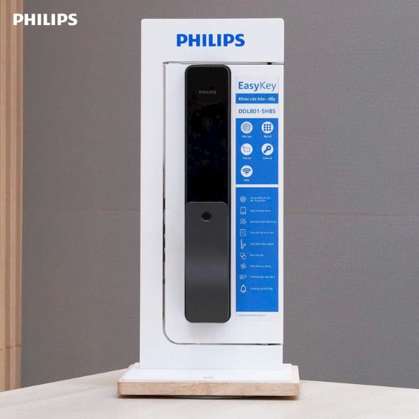 Khóa cửa vân tay Philips DDL801 5HBS