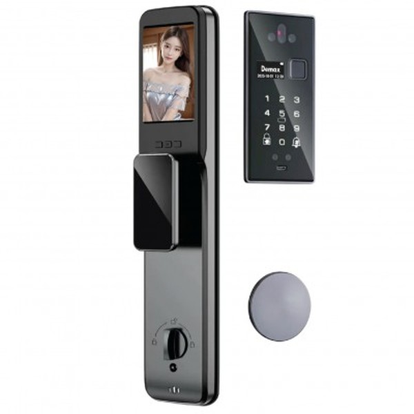 Khoá thông minh lắp âm Face ID Demax EL-Q965 CNC - Khoá cửa vân tay Demax chính hãng giá tốt