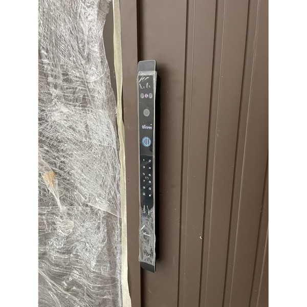 Khoá cửa vân tay chống nước IP56 Demax EL908 anh bạc CNC Wi-Fi
