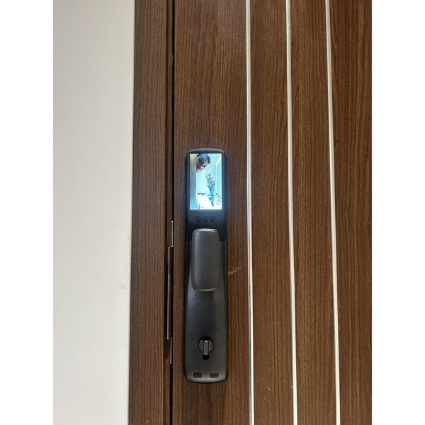 Khoá cửa nhận diện khuôn mặt 3D Face ID Demax EL919 xám Wi-Fi Face ID 3D