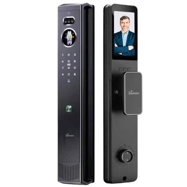 Khoá Face ID 3D Demax MS999 AI CNC - Khoá cửa vân tay Demax chính hãng giá tốt