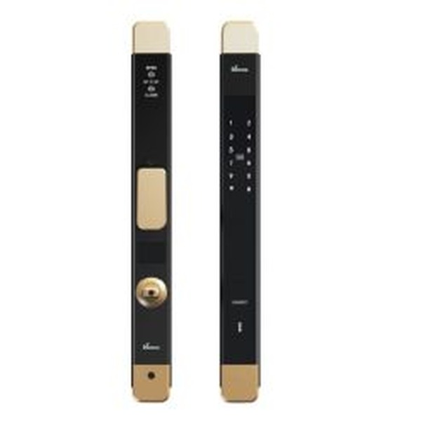 Khoá cửa vân tay cửa phòng Demax SL106 tay nắm tròn bạc