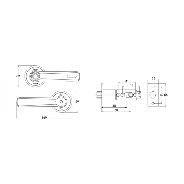 Khoá cửa vân tay cửa phòng Demax SL109 tay gạt bạc Bluetooth - Khoá cửa vân tay Demax chính hãng giá tốt