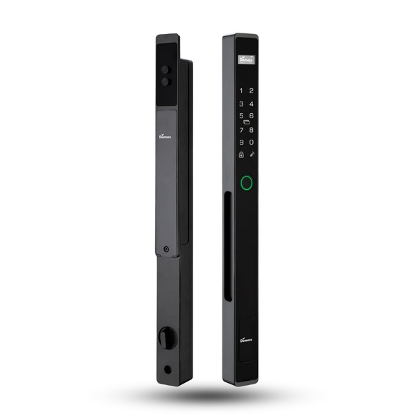 Khoá cửa vân tay chống nước IP56 Demax SL808 đen CNC Wi-Fi