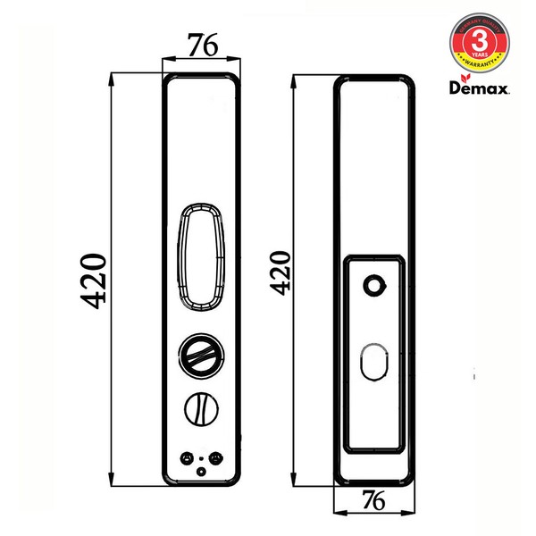 Khoá Face ID 3D Demax SL828