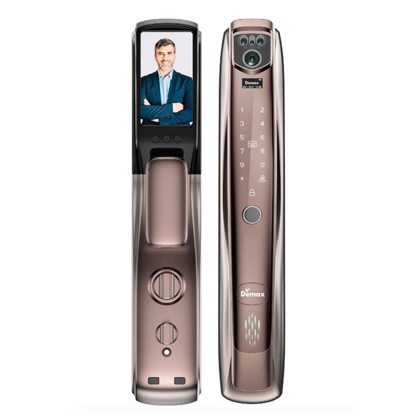 Khoá cửa nhận diện khuôn mặt 3D Face ID Demax SL920 pastel Face ID 3D - Khoá cửa vân tay Demax chính hãng giá tốt