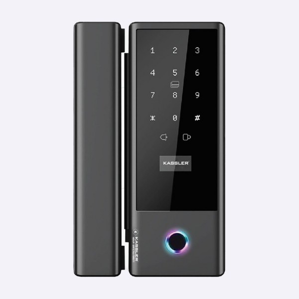 Khóa cửa kính vân tay Kassler KL569 app wifi, remote