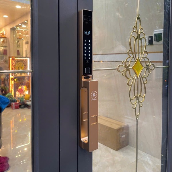 Khóa cửa nhôm Kassler KL599 CNC Gold