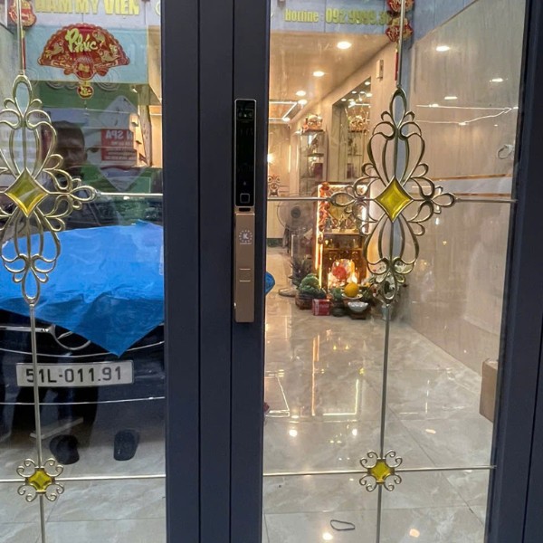 Khóa cửa nhôm Kassler KL599 CNC Gold