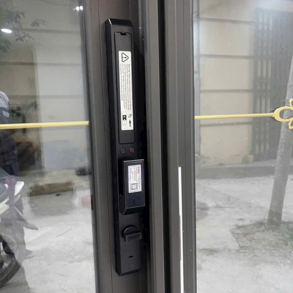 Khóa cửa nhôm vân tay Kawa KN666 Face ID chống nước