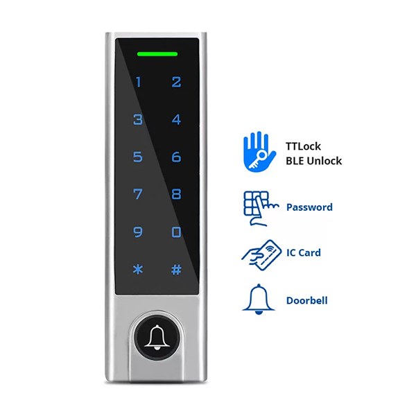 Đầu đọc TTLock (có tiếng Việt) - Vỏ kẽm, IP66, Bluetooth + Gateway WiFi
