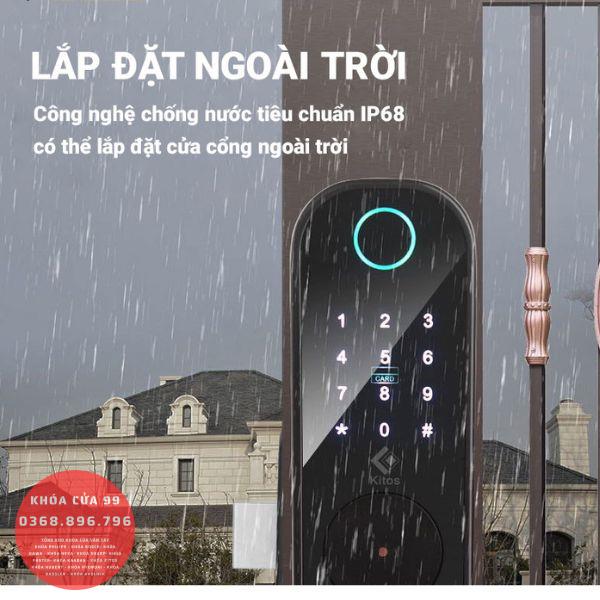 Khóa cửa cổng vân tay Kitos KT-DL04 Plus
