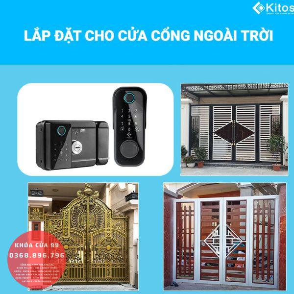 Khóa cửa cổng vân tay Kitos KT-DL04 Plus