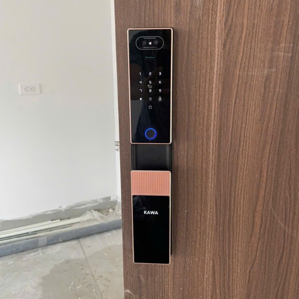 Khóa cửa vân tay kawa KT66F face 3D