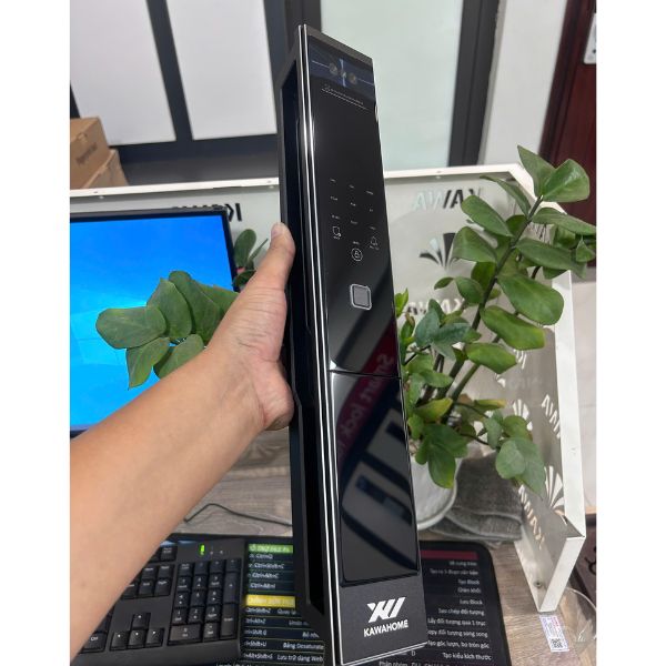 Khóa cửa vân tay Kawa KT69F Face ID 3D