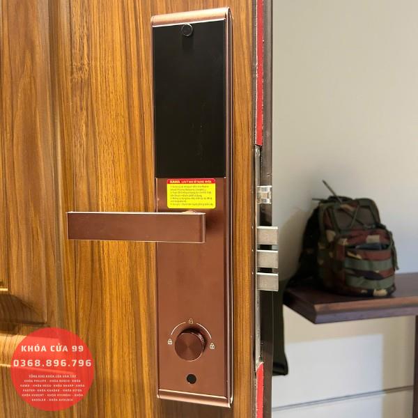 Khóa cửa vân tay Kawa K609 CNC