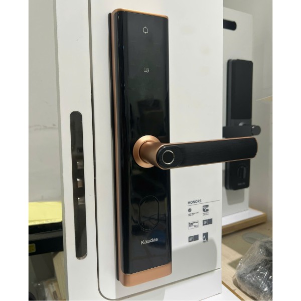 Khóa cửa Kaadas M7 app wifi màu viền đồng