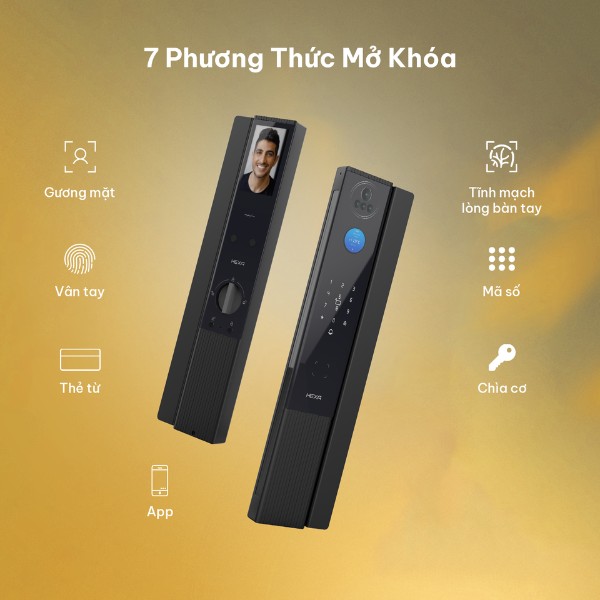 Khóa vân tay Hexa P200 Promax face 3D