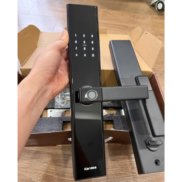 Khóa cửa vân tay Kardos SmartLock Q1 Đen