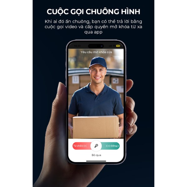 Khóa cửa vân tay Kaadas Q9-FVP tĩnh mạch ngón tay và face id